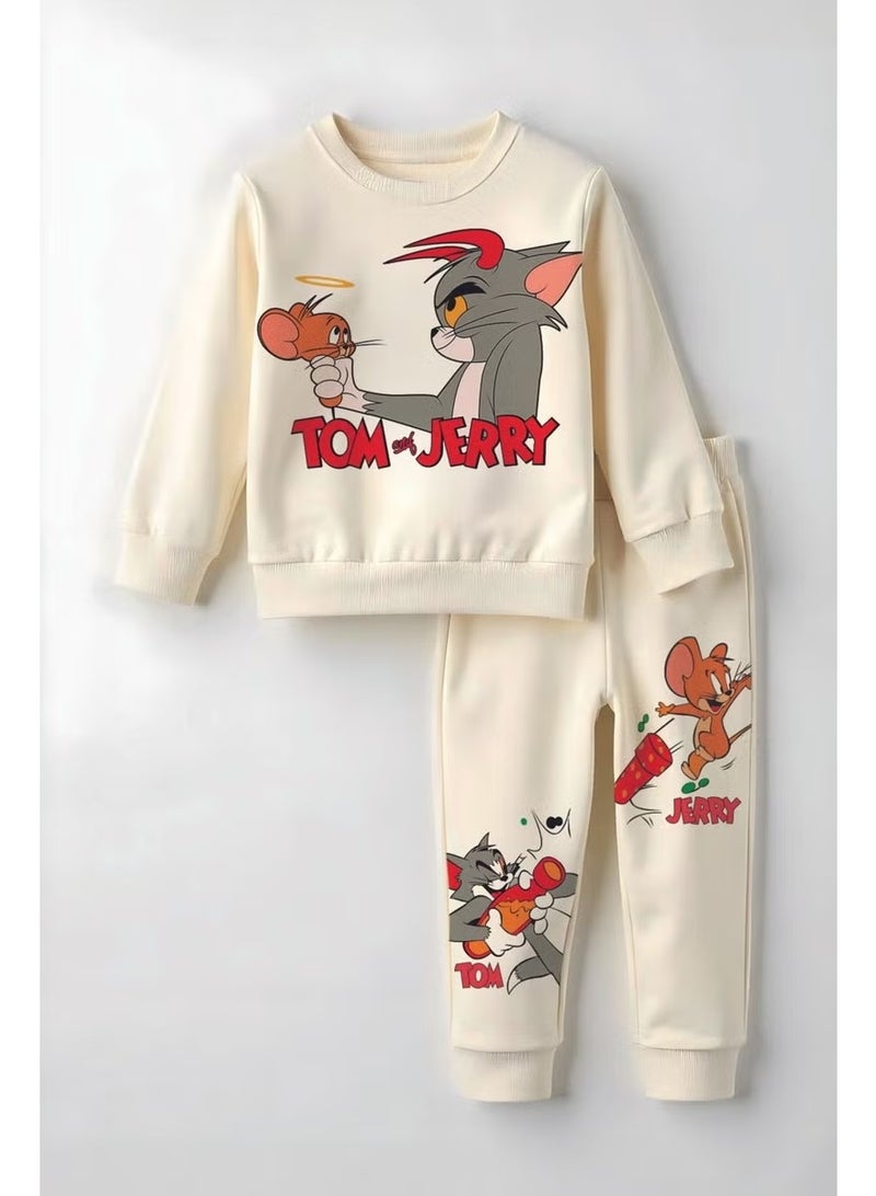 Myada Premium Tomm Printed Bottom Top Child Set - Image 1